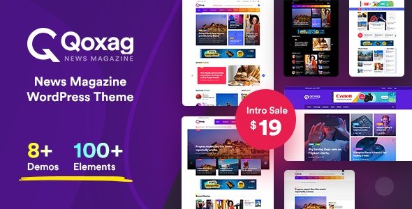Qoxag 2.0.7 – WordPress News Magazine Theme