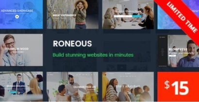 Roneous 2.0.6 – Creative Multi Purpose Theme