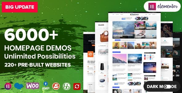 Soledad 8.6.7 – Multi Concept Magazine Theme