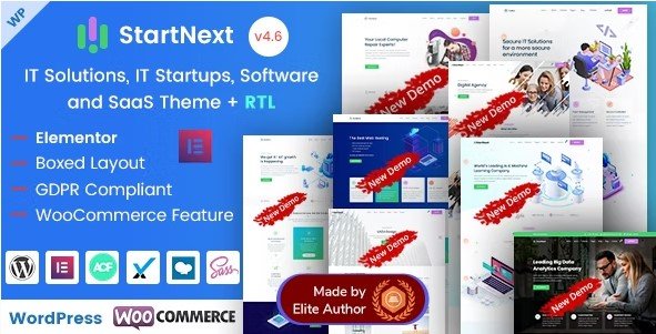 StartNext 5.1 – Startups Digital Services Theme