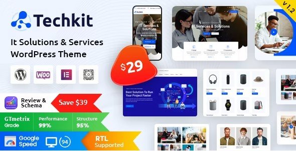 Techkit 1.6 – Technology IT Solutions Theme
