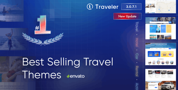 Traveler 3.1.6 – Travel Booking Theme