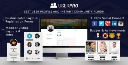 UserPro 5.1.5 (+Addons) – Community User Profile