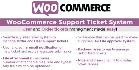 WooCommerce Support Ticket System 13.5 Plugin