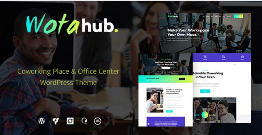 WotaHub 1.1.0 – Coworking Space Theme