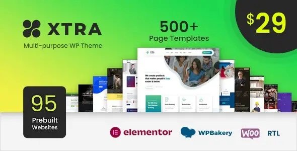 XTRA 4.9.16– MultiPurpose WordPress Theme
